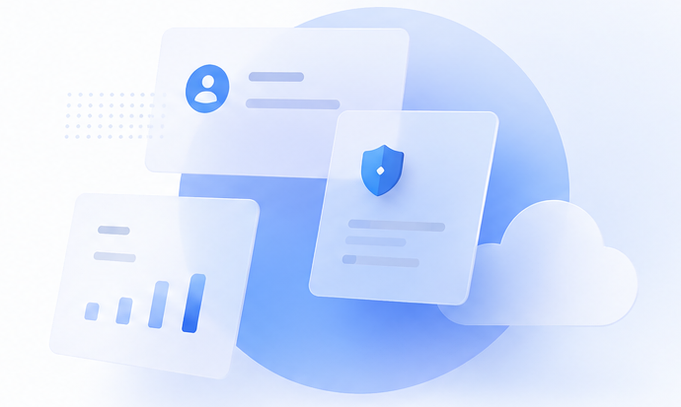 Glow Cloud Microsoft 365 illustration