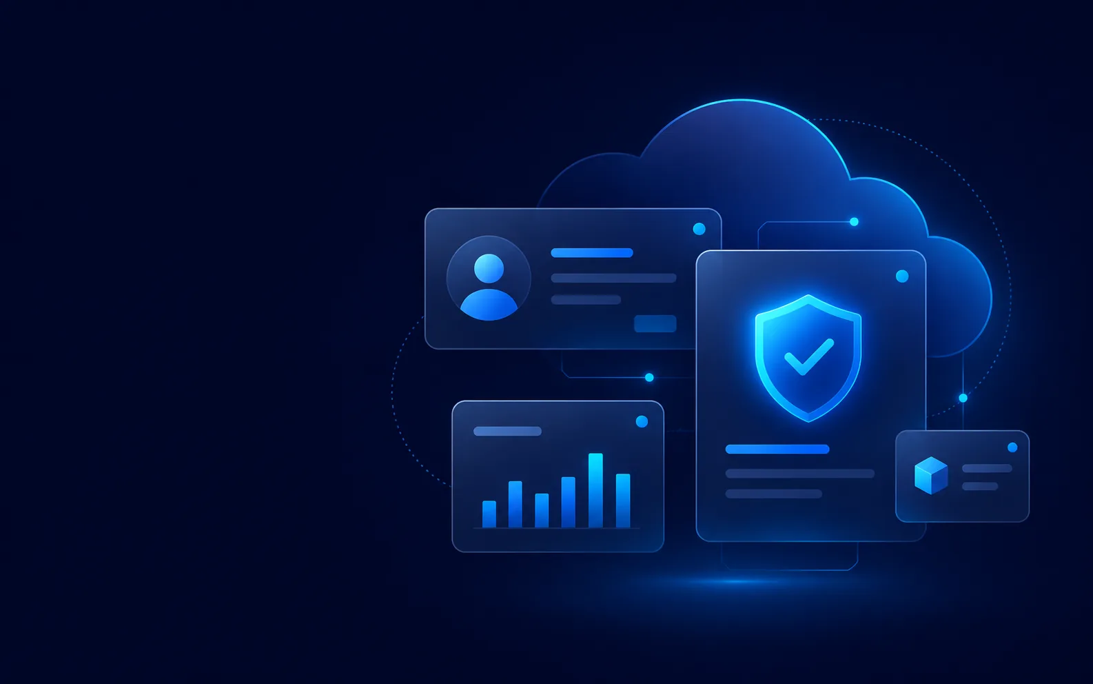 Glow Cloud Microsoft 365 illustration